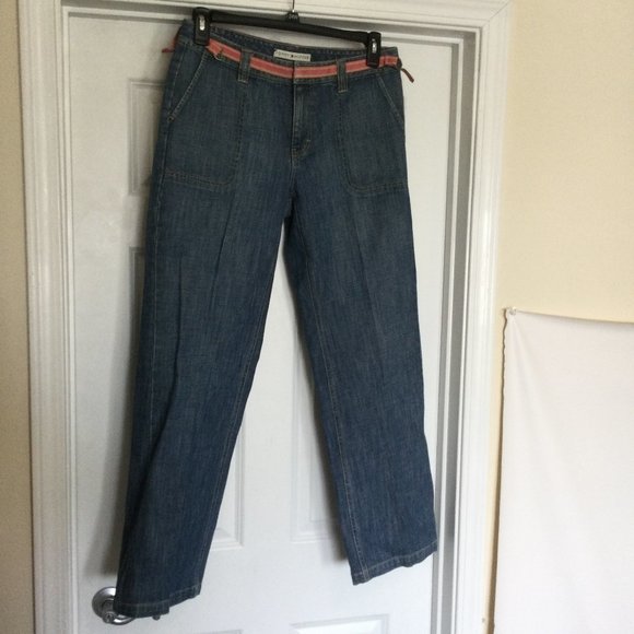 Tommy Hilfiger Denim - Tommy Hilfiger Size 8S Wide Legged Blue Jeans GUC